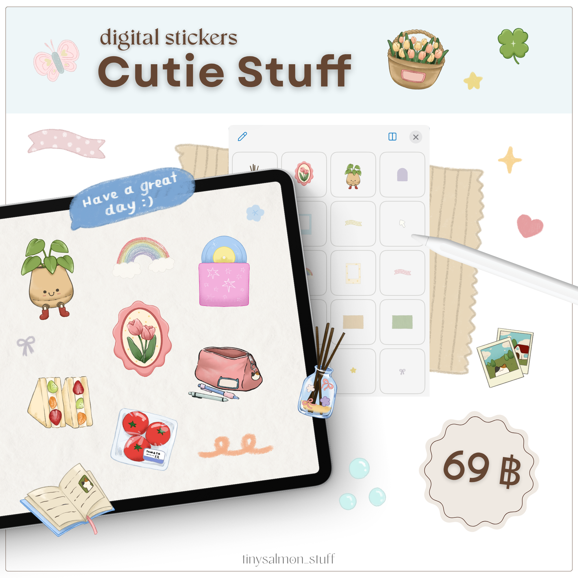 Cutie Stuff Sticker Set ⭐️