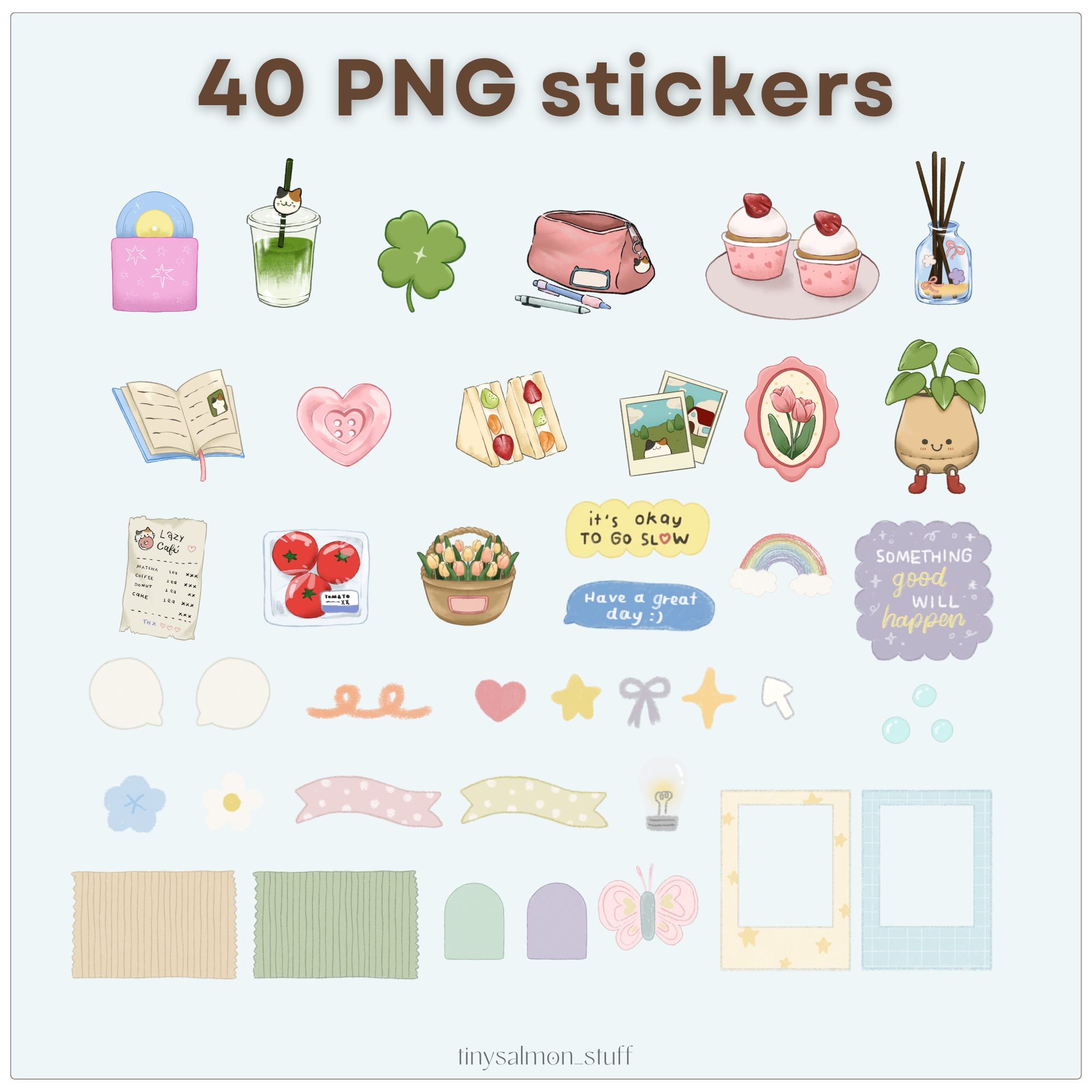 Cutie Stuff Sticker Set ⭐️