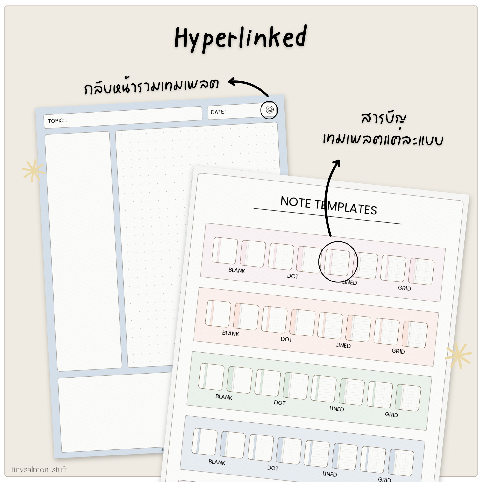 Cornell Note Template | เทมเพลตกระดาษโน้ตแบบคอร์เนลล์ 📝